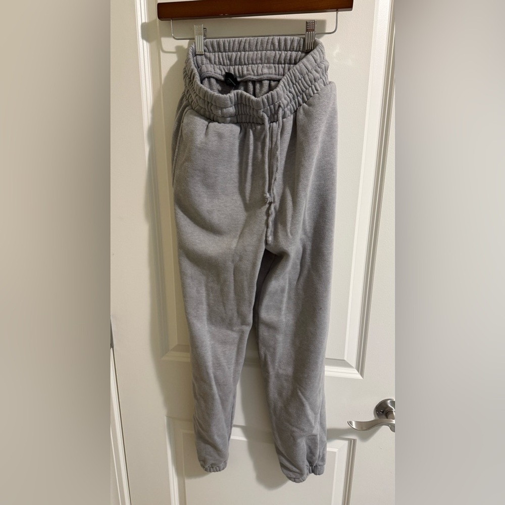 Women’s grey jogger style sweatpants
